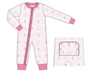 PRE ORDER Girls Gingerbread Dreams Knit Lounge Footie | ETA to LBS: OCTOBER