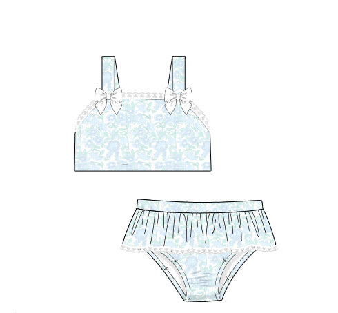 Girls Meadow Blooms Two-Piece Swimsuit