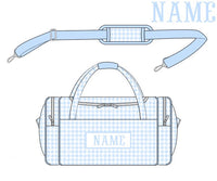 PRE ORDER Blue Gingham Luggage Collection | ETA to LBS: DECEMBER
