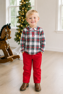 PRE ORDER Boys Tartan Plaid Pant Set | ETA to LBS: OCTOBER