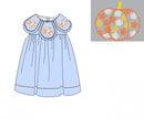 PRE ORDER Girls Embroidered Floral Pumpkins Bloomer Set & Dress | ETA to LBS: SEPTEMBER
