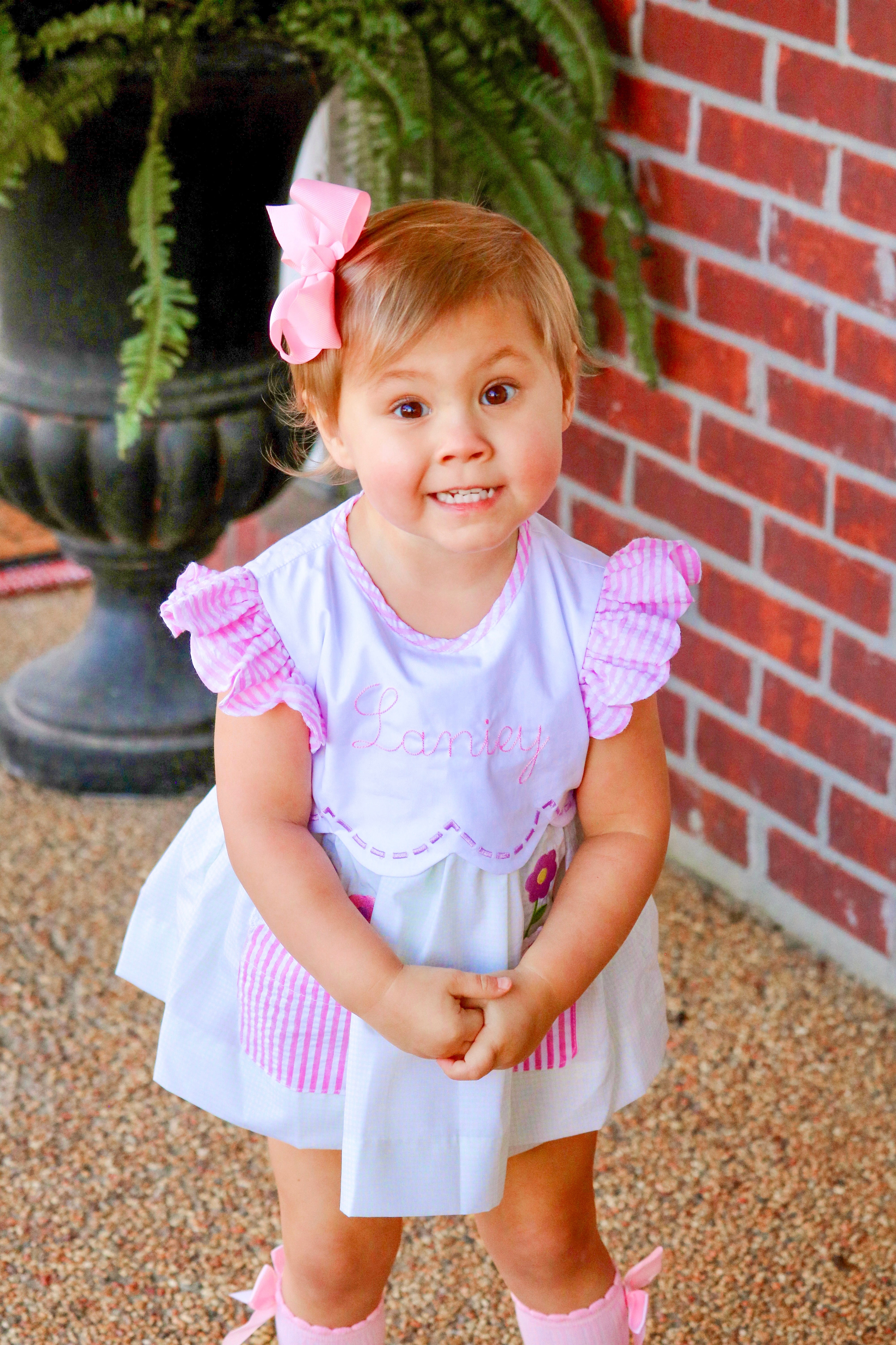 PRE ORDER Girls Pocketful of Posies Bloomer Set & Dress | ETA to LBS: March