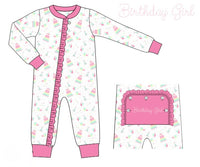 PRE ORDER Girls Birthday Girl Knit Lounge Zippy | ETA to LBS: DECEMBER