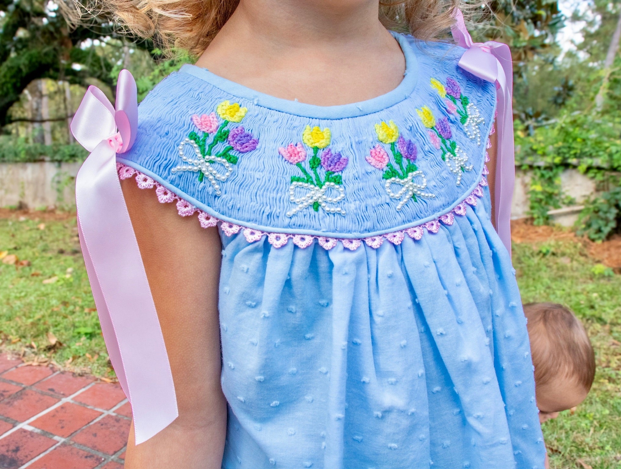 PRE ORDER Girls Pearl Petal Smock Bloomer Set & Dress | ETA to LBS: March