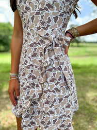 Women’s Old School Camo Knit Dress