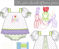 Girls Its Just A Bunch Of Hocus Pocus Skirted Bubble