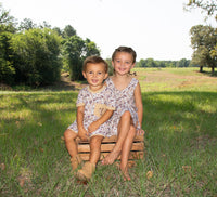 Boys French Knot Dove Day Short Set