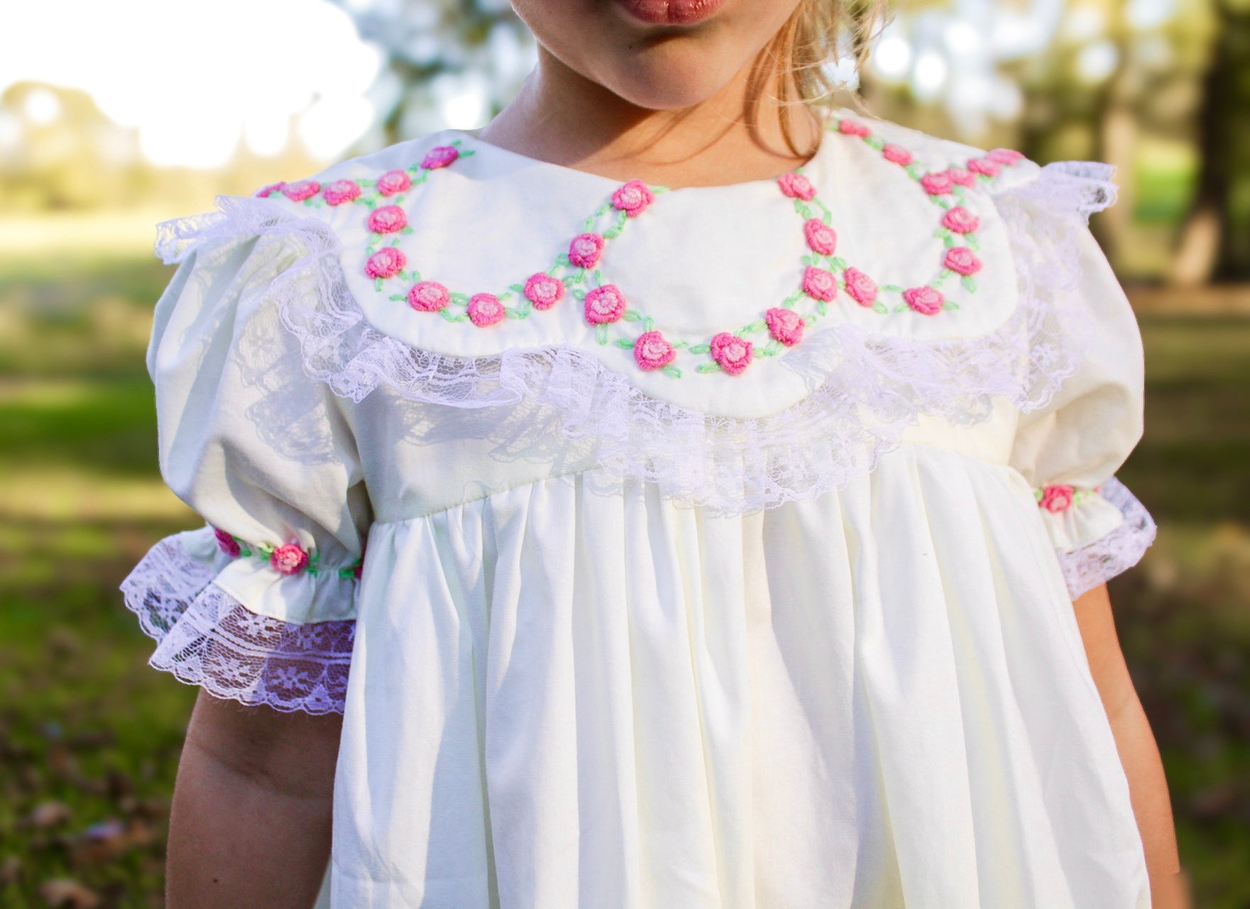 PRE ORDER Girls Easter Sunshine Heirloom Bubble | ETA to LBS: LATE FEBRUARY