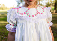 PRE ORDER Girls Easter Sunshine Heirloom Bubble | ETA to LBS: LATE FEBRUARY