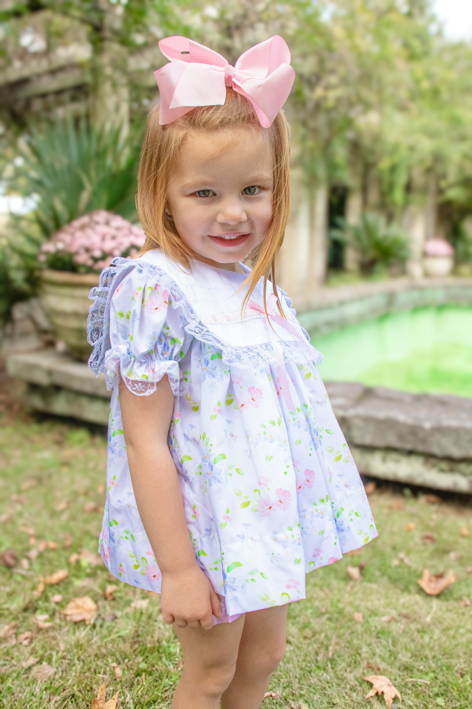 PRE ORDER Girls Vintage Floral Bloomer Set | ETA to LBS: LATE FEBRUARY