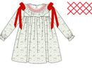 Girls Holiday Toile Dress