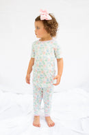 PRE ORDER Girls Bow Vine Bamboo Pajama Pant Set