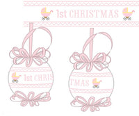 PRE ORDER Baby’s 1st Christmas Smocked Ornament | ETA to LBS: OCTOBER