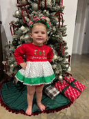 Girls You’re a Mean One French Knot Skirted Bubble