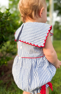 Girls Smocked Cruising Mouse Bubble