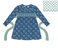 PRE ORDER Girls Blue Willow Bloomer Set & Dress | ETA to LBS: SEPTEMBER