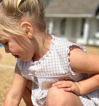 Girls Smocked Beach Day Bubble