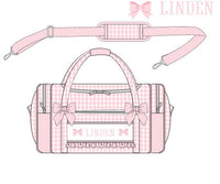 PRE ORDER Pink Gingham Luggage Collection | ETA to LBS: DECEMBER