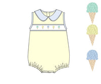 PRE ORDER Boys French Knot Ice Cream Bubble ETA: MAY