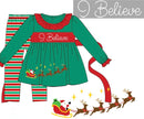 PRE ORDER Girls Smocked I Believe Legging Set | ETA to LBS: OCTOBER