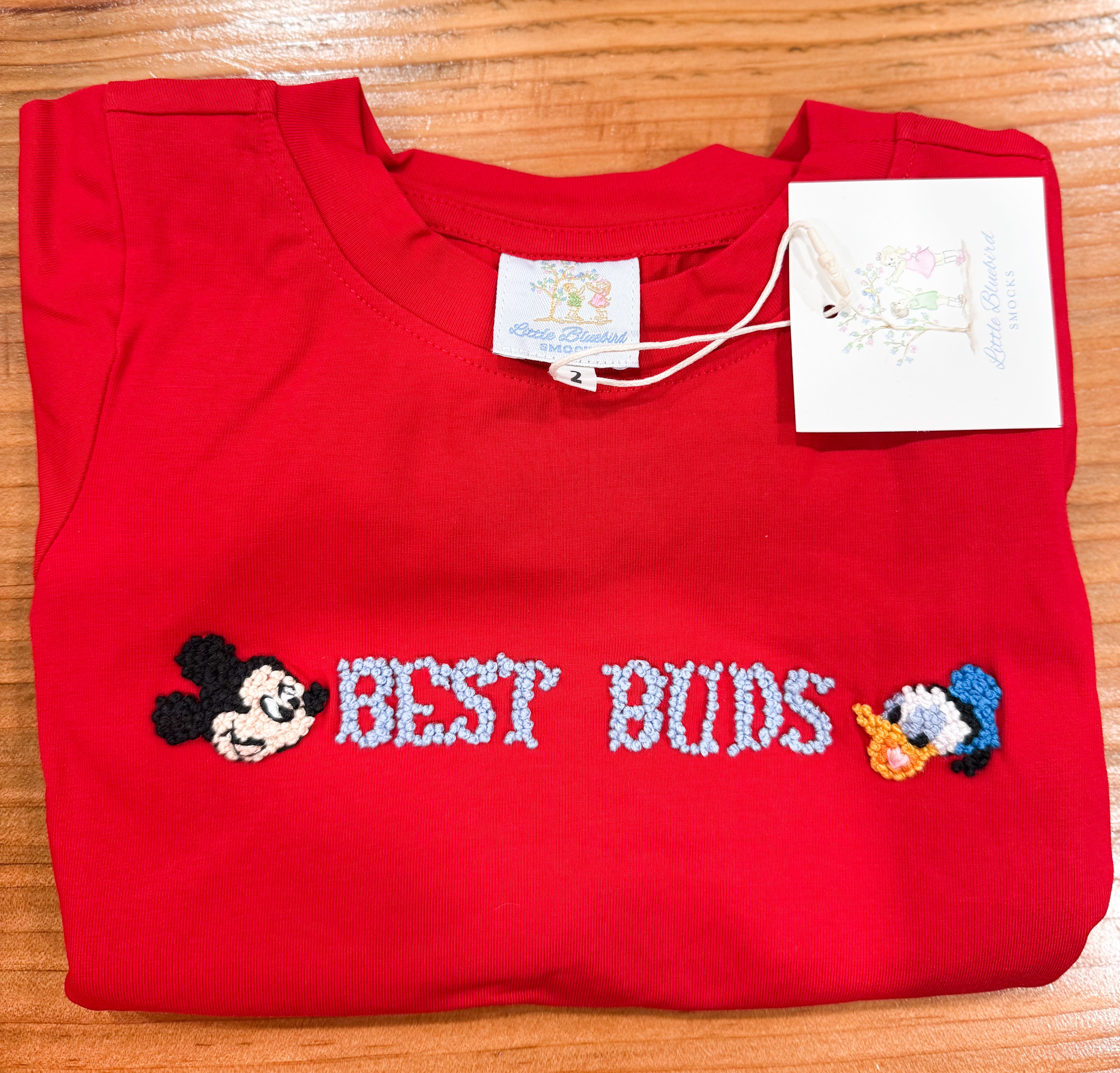 Boys French Knot Mouse and Duck “Best Buds” Short Set