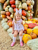 Girls Fall Floral Vine Bubble