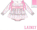 PRE ORDER Girls Custom Smock Candyland Christmas Skirted Bubble | ETA to LBS: OCTOBER