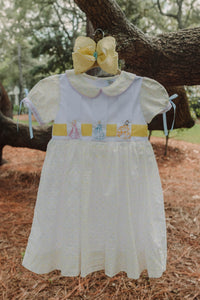 Girls Princess Embroidery Dress RTS
