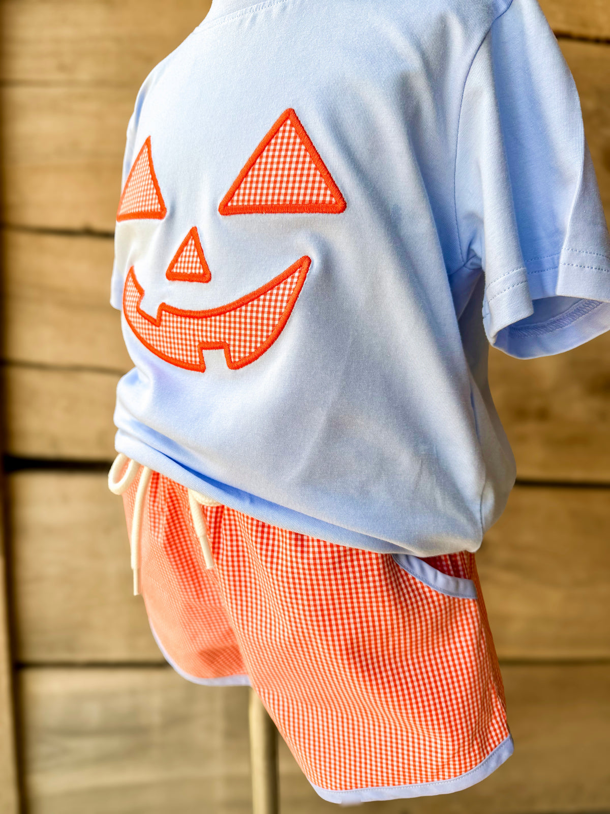 Boys Jack-o’-lantern Short Set