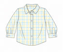 PRE ORDER Boys & Men’s Springtime Sunshine Plaid Button Down Polo | ETA to LBS: FEBRUARY