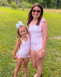Girls Floral Daydream One-Piece Swimsuit