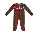 PRE ORDER Girls Vintage Plaid Knit Lounge Footie | ETA to LBS: OCTOBER