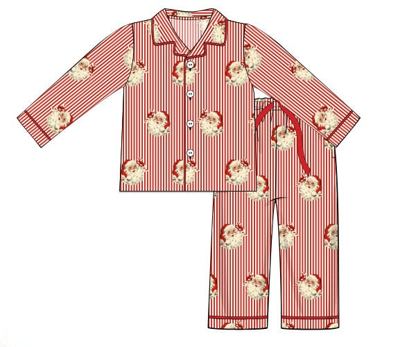 PRE ORDER Boys Vintage Santa Knit 2-Piece Lounge Set | ETA to LBS: OCTOBER