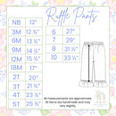PRE ORDER Girls Custom Smock Blushing Trellis Ruffle Pant Set | ETA to LBS: DECEMBER