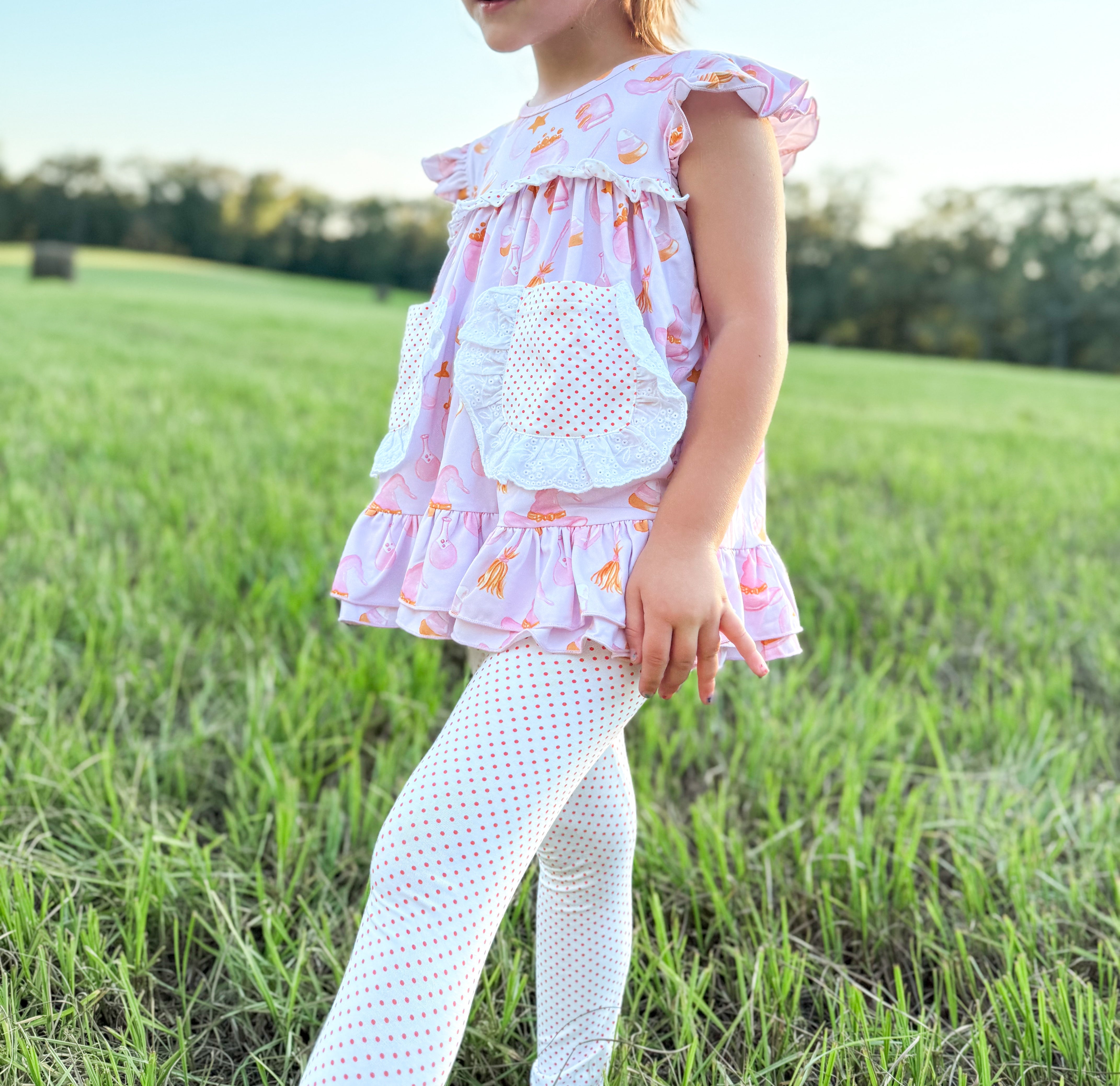 Girls Magic Potion Leggings Set