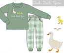 PRE ORDER Boys French Knot Duck, Duck, Goose Jogger Set | ETA to LBS: DECEMBER
