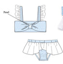 Girls Glass Slipper Two-Piece Swimsuit