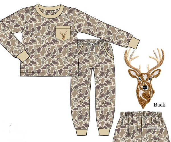 PRE ORDER Boys French Knot Whitetail Woods Jogger Set | ETA to LBS: DECEMBER