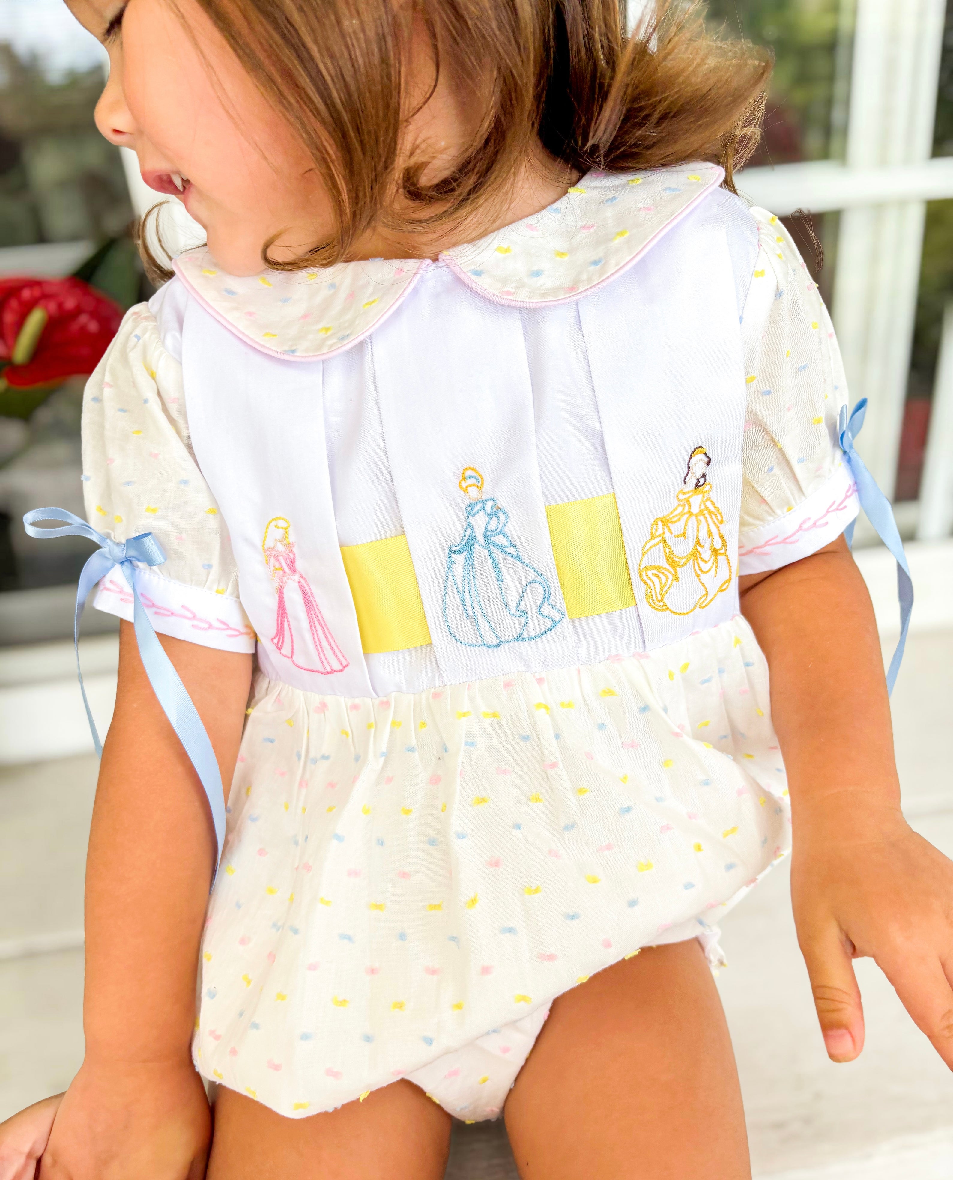 Girls Princess Embroidery Bubble RTS