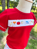 Boys Embroidered Schoolyard Classics Short Set