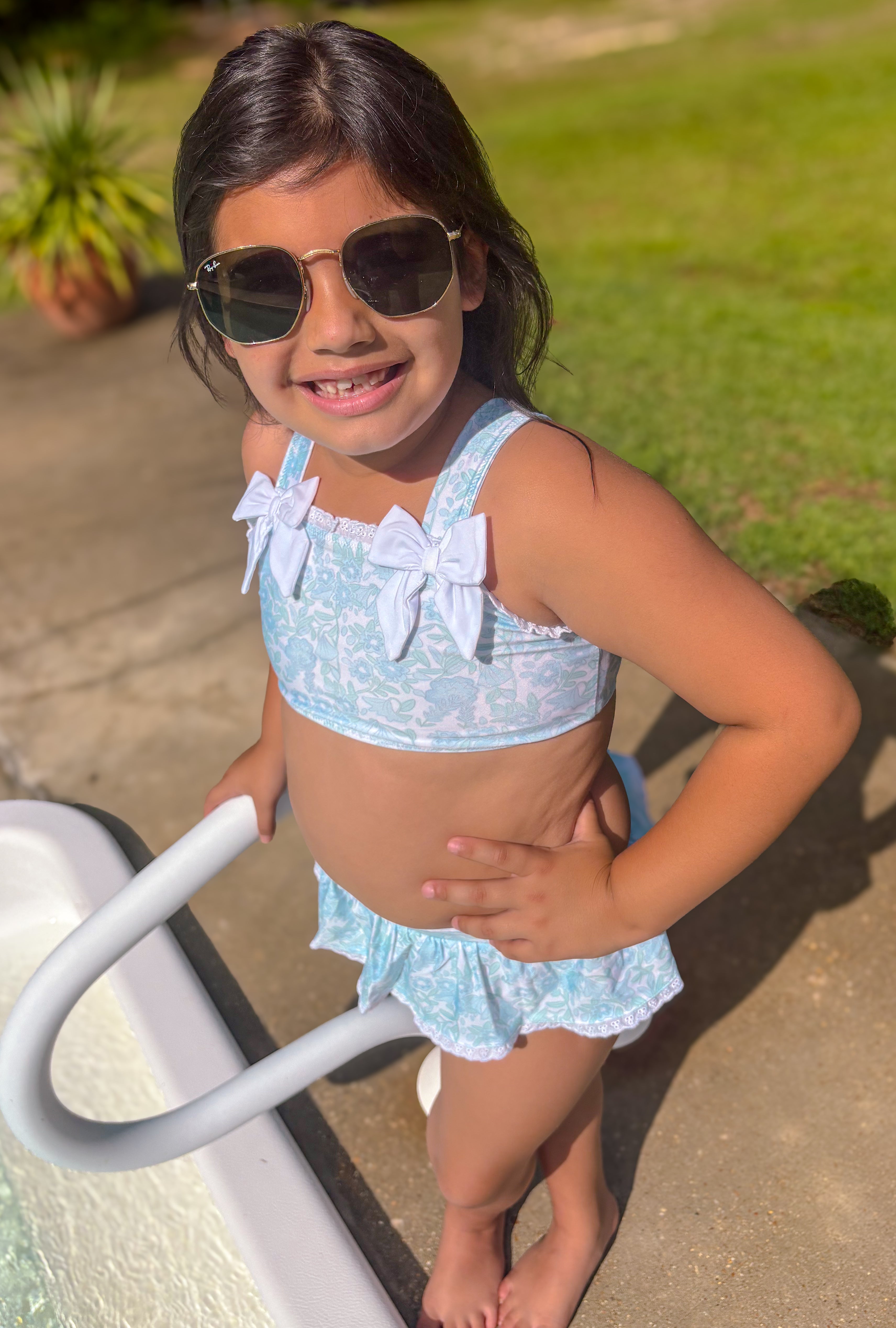 Girls Meadow Blooms Two-Piece Swimsuit