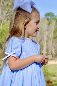 Girls Blue Cross Heirloom Dress