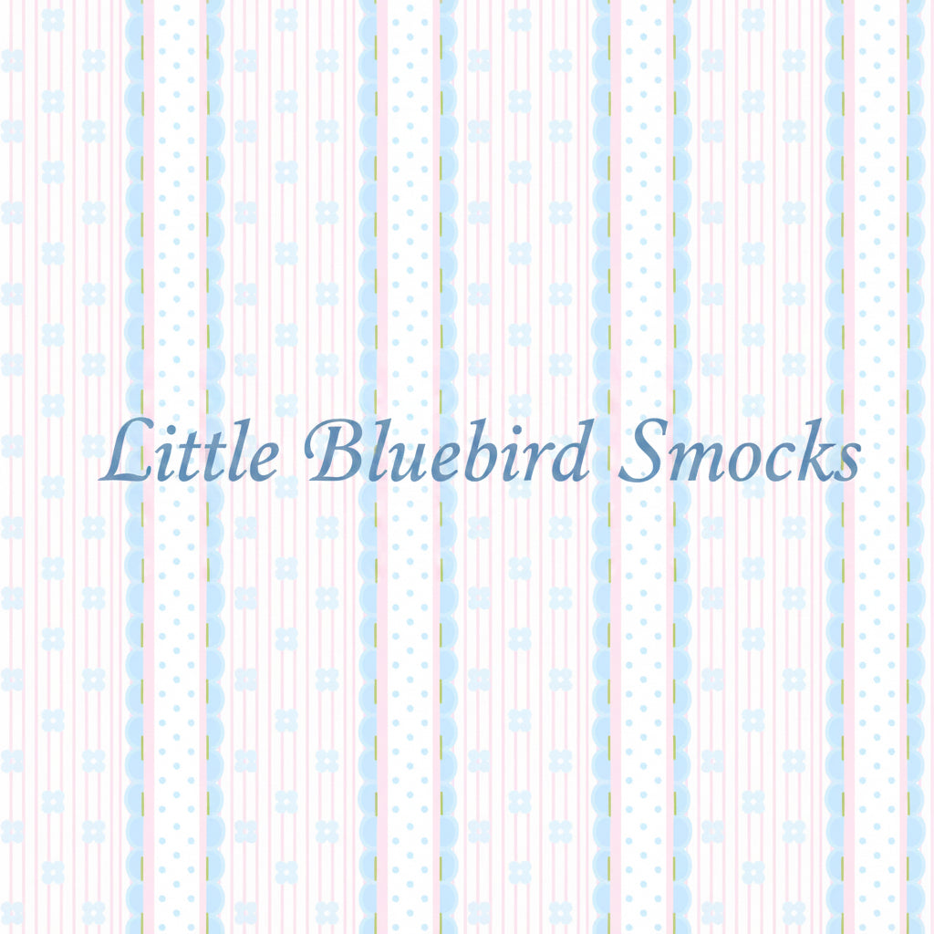 PRE ORDER Girls Smocked Dainty Floral Long Romper | ETA to LBS: DECEMBER