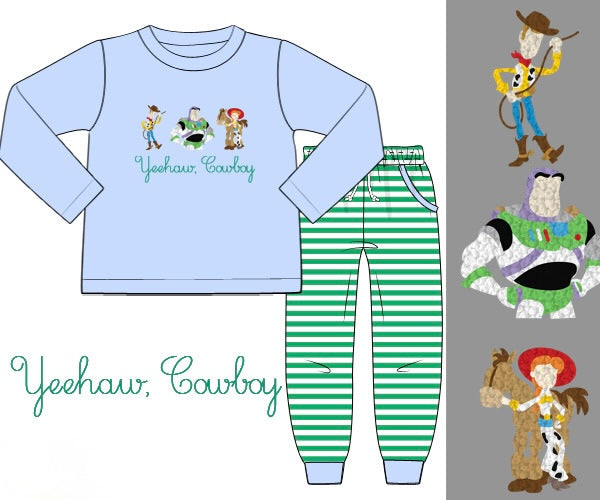 PRE ORDER Boys French Knot Toy Pals Jogger Set | ETA to LBS: DECEMBER