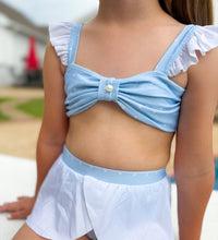 Girls Glass Slipper Two-Piece Swimsuit