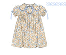 PRE ORDER Girls Petal Collar Autumn Blues Bloomer Set & Dress | ETA to LBS: SEPTEMBER