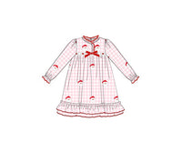 Embroidered Santa DOLL Match Gown