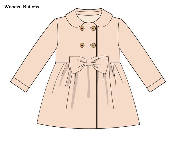 Womens Classic Tan Peacoat