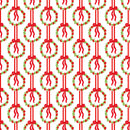 Girls Christmas Wreath Knit Legging Set RTS