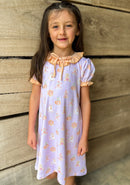 PRE ORDER Girls Spooky Pups Knit Lounge Gown | ETA to LBS: SEPTEMBER